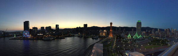 神戸夕暮れ画像